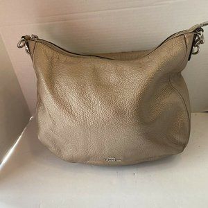 Coach Handbag Purse Elle Hobo F38051 Shoulder Bag Gold